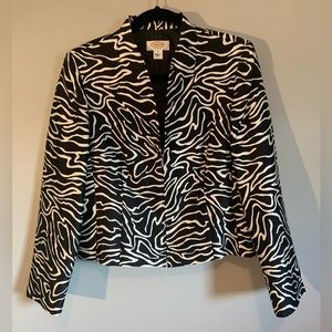 Talbots Animal print jacket